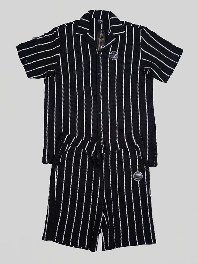 M11671 | R&B Mens Striped Co-Ord Sets
