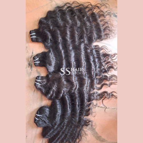 Hair Extension Bundles Human Hair Weaves Sewn In Weft