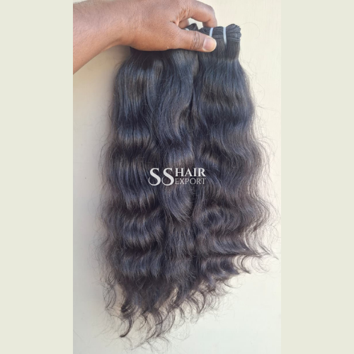 Supplier Raw Human Hair Bundles Weaves Sewn In Weft Hair Extensions