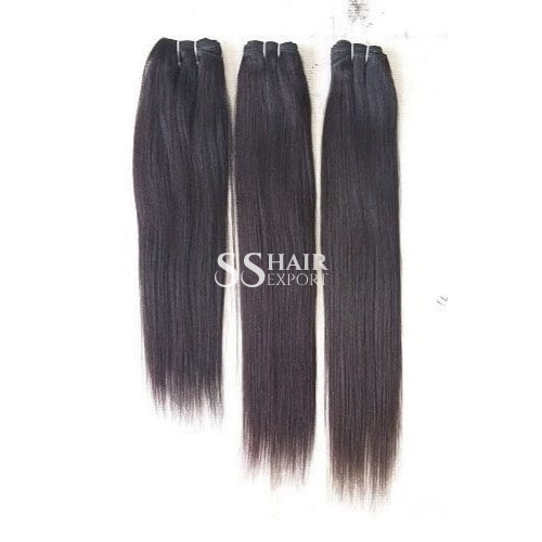 Natural Straight Human Hair Bundle Weft Hair Extension Size: 18-32 Inches
