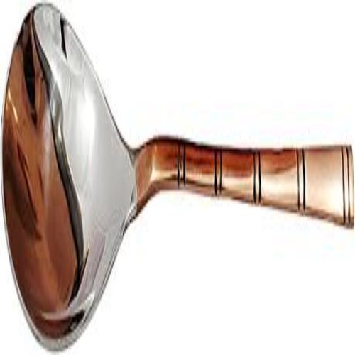 SERVING SPOON XL-La Coppera Bamboo Pure Copper Handle Table / Serving Spoon