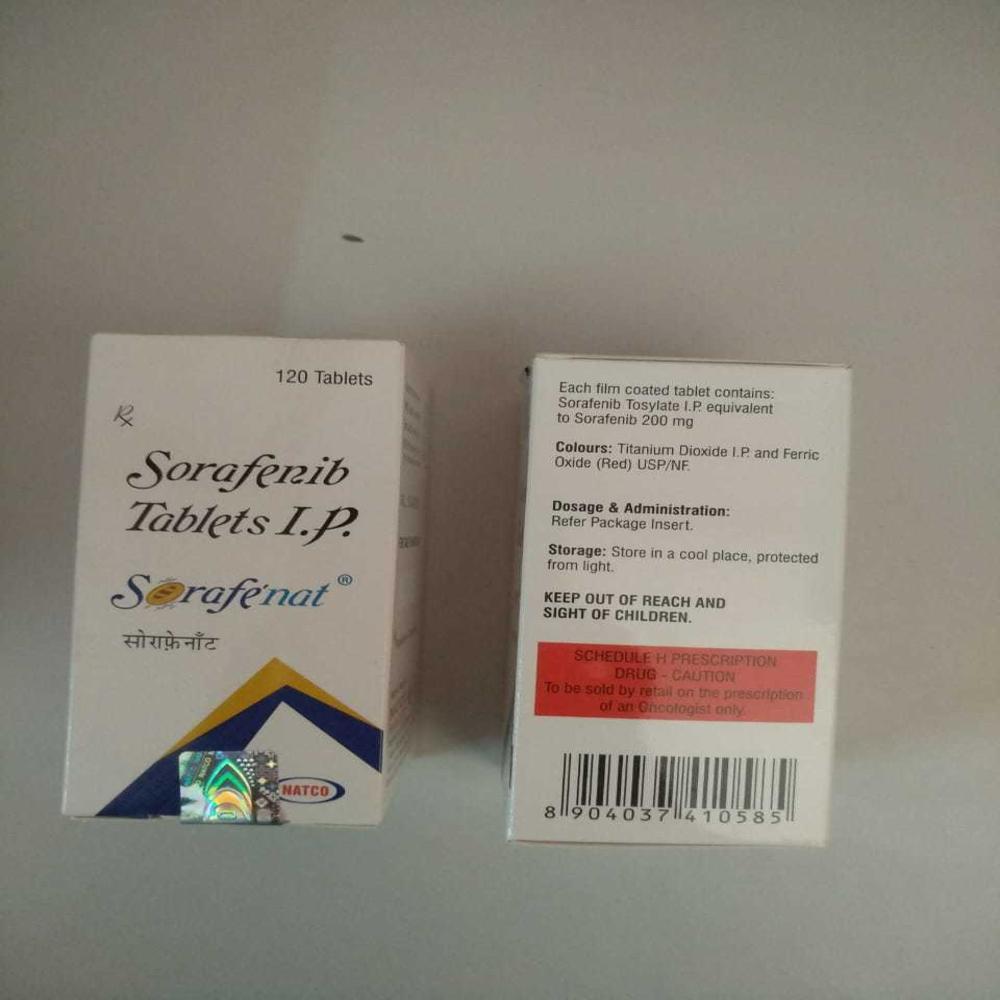 120 Tablets Sorafenat Tablet