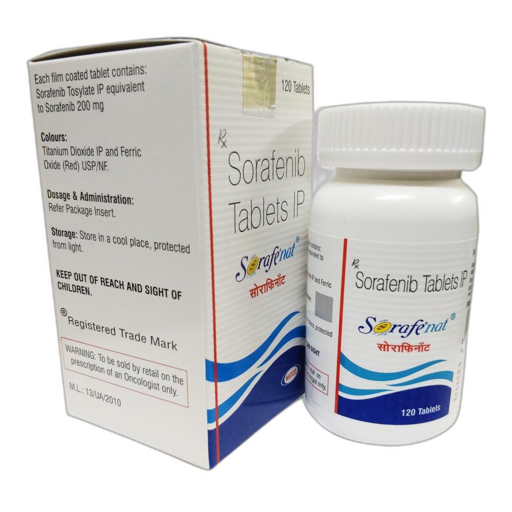120 Tablets Sorafenat Tablet