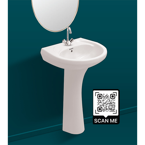 Repose Set Pedestal Wash Basin