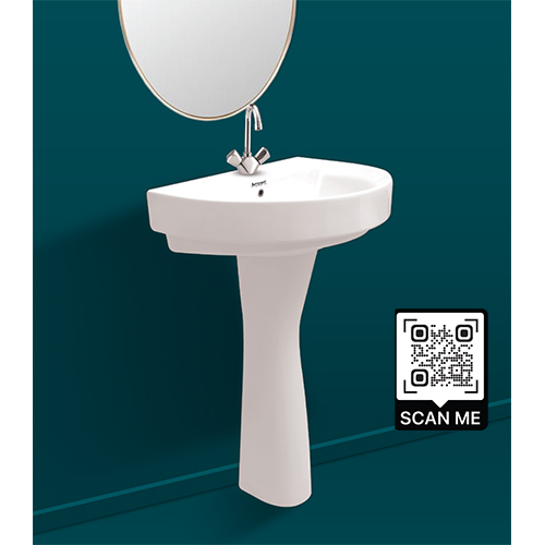 Spice Pedestal Wash Basin Set