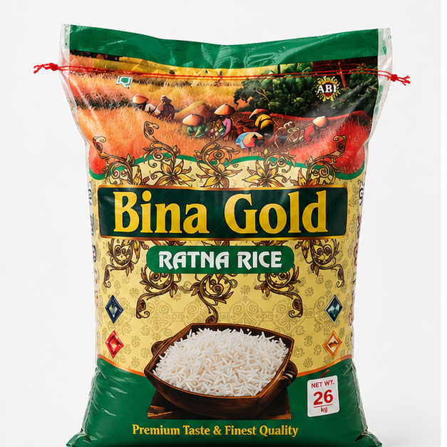 Ratna Rice - Medium Grain, 95%-99% Purity | Dried For Maximum Freshness, 6-12 Months Shelf Life, Cultivated Using Common Methods