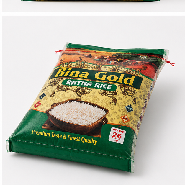 Ratna Rice - Medium Grain, 95%-99% Purity | Dried For Maximum Freshness, 6-12 Months Shelf Life, Cultivated Using Common Methods