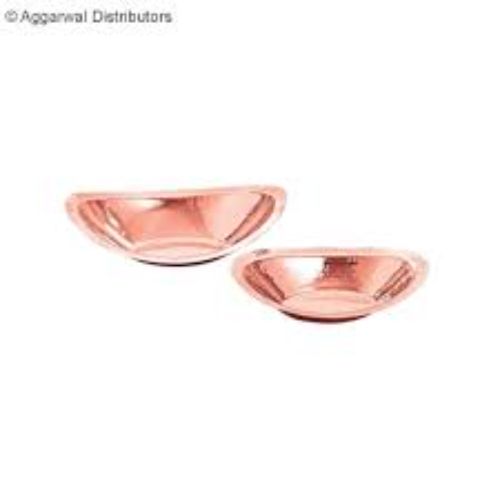 BREAD BASKET OVAL HAMMER-La Coppera Oval Hammered Copper Bread Basket