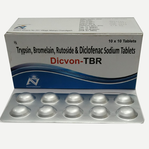 DICLOFENAC+RUTOSIDE+BROMELAIN,T RYPSIN