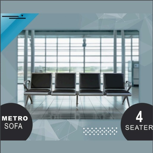 4 Seater Waiting Bench without Cushion