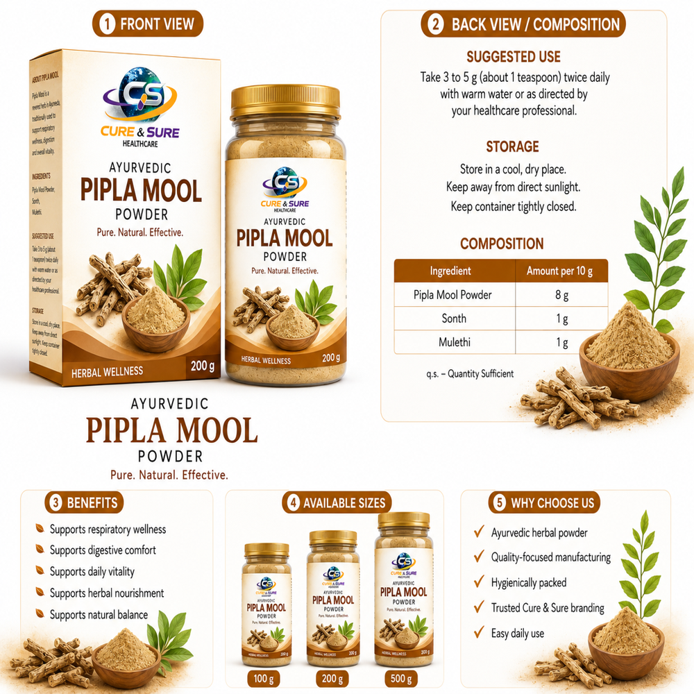Ayurvedic Pipla Mool Powder Third Party Manufacturing