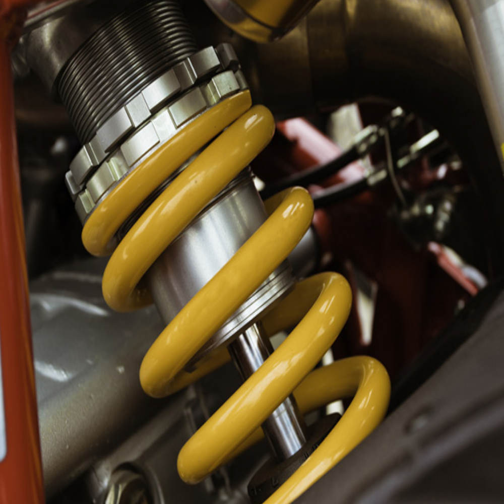 Automobile spring powder coating