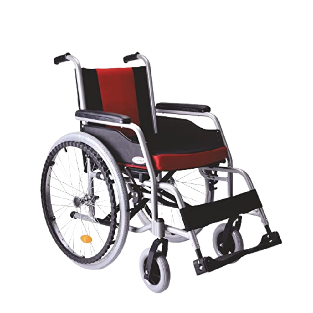 Vissco Superio Aluminium Wheelchair with Removable Big Wheels