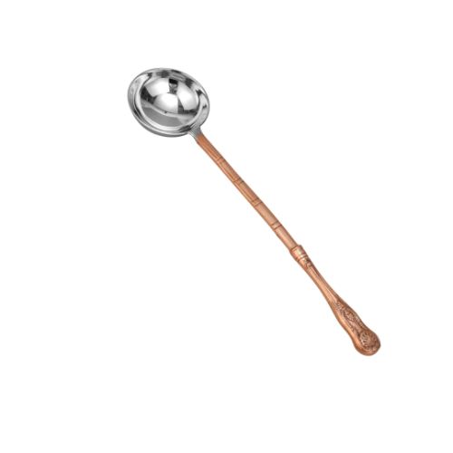 Chafing Dish Ladle-La Coppera Sovereign Ladle Spoon - Color: Coper And Silver