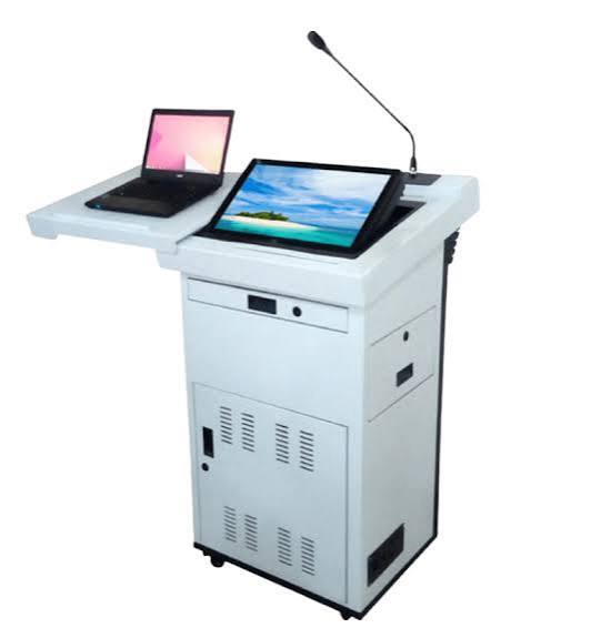 White Promark Digital Podium