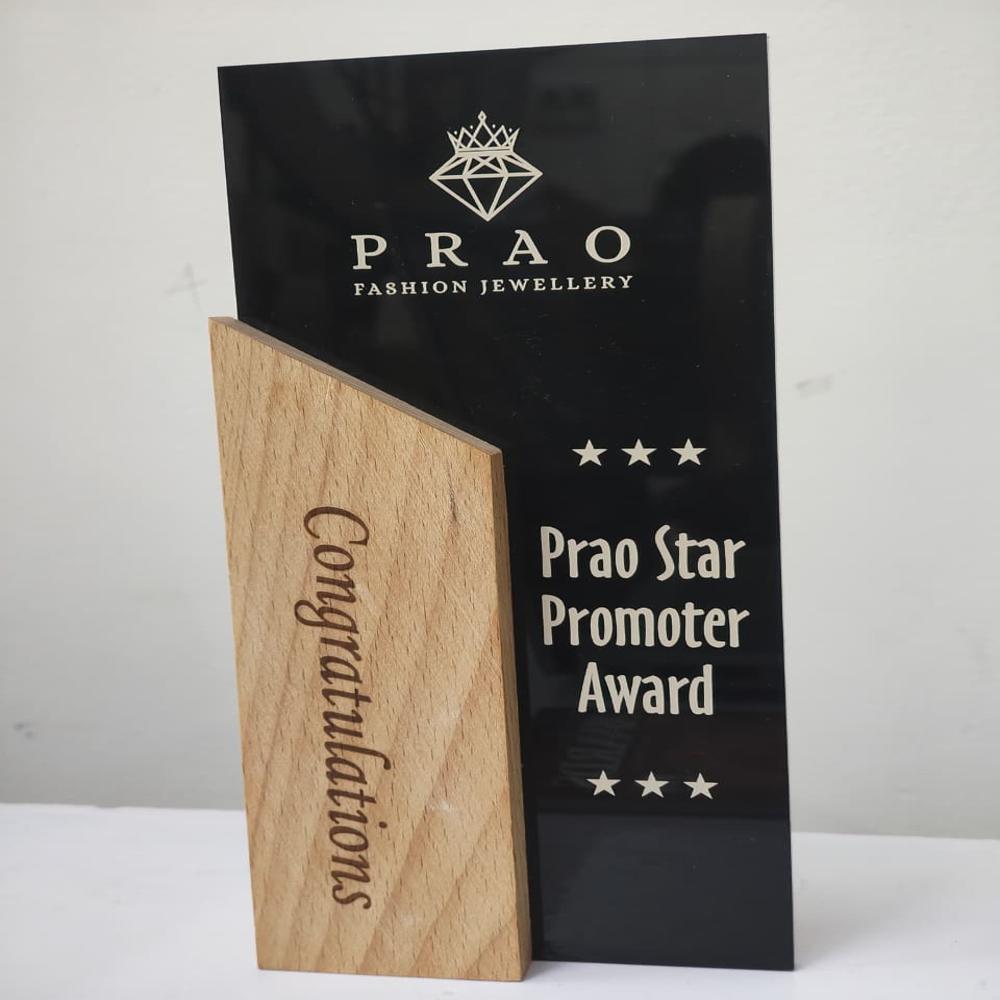 Wooden Acrylic Momento