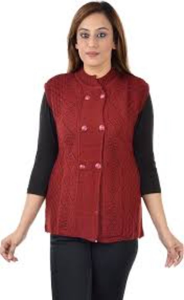 Ladies Sleeveless Woolen Sweater