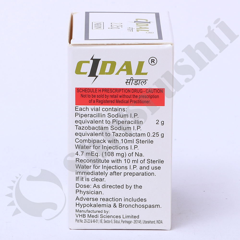 CIDAL 2.25G INJ j, 1 vial
