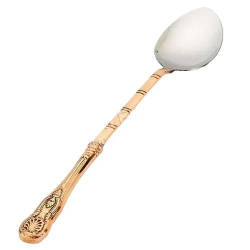 CHAFING DISH PAN SPOON-La Coppera Sovereign Pure Copper Handle Rice / All-Purpose (AP) Spoon