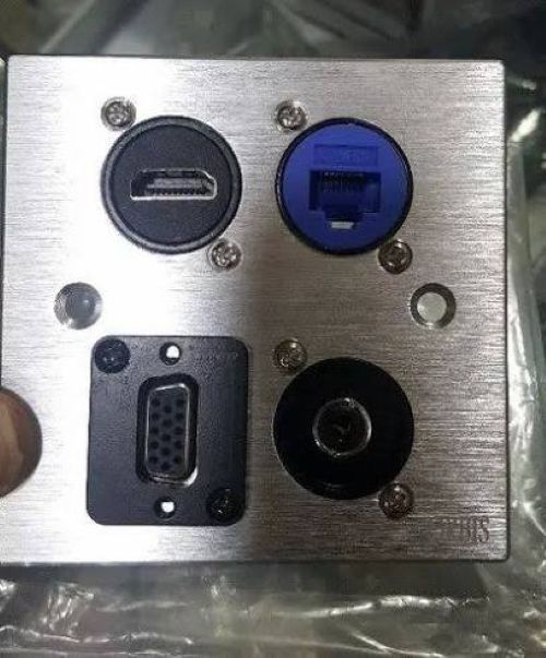 HDMI VGA LAN Audio Wall Plate