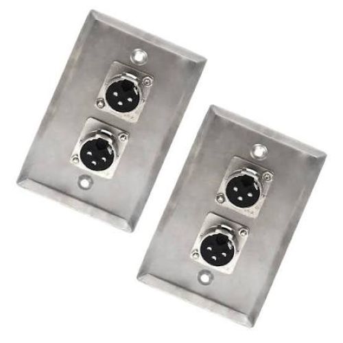 2 Way Plate For XLR Connector