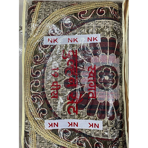 D Plus Bridal Dress - Net Silk Blend, Free Size, Maroon Golden | Hand-Embroidered, Heavy Embellished, Traditional Lehenga Choli Set