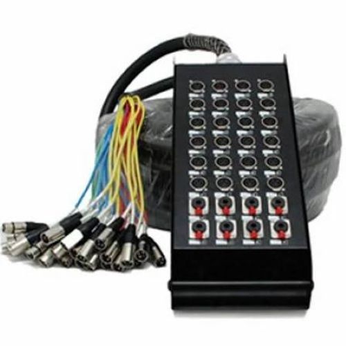 Stage Box With Connectors And Snake Cable