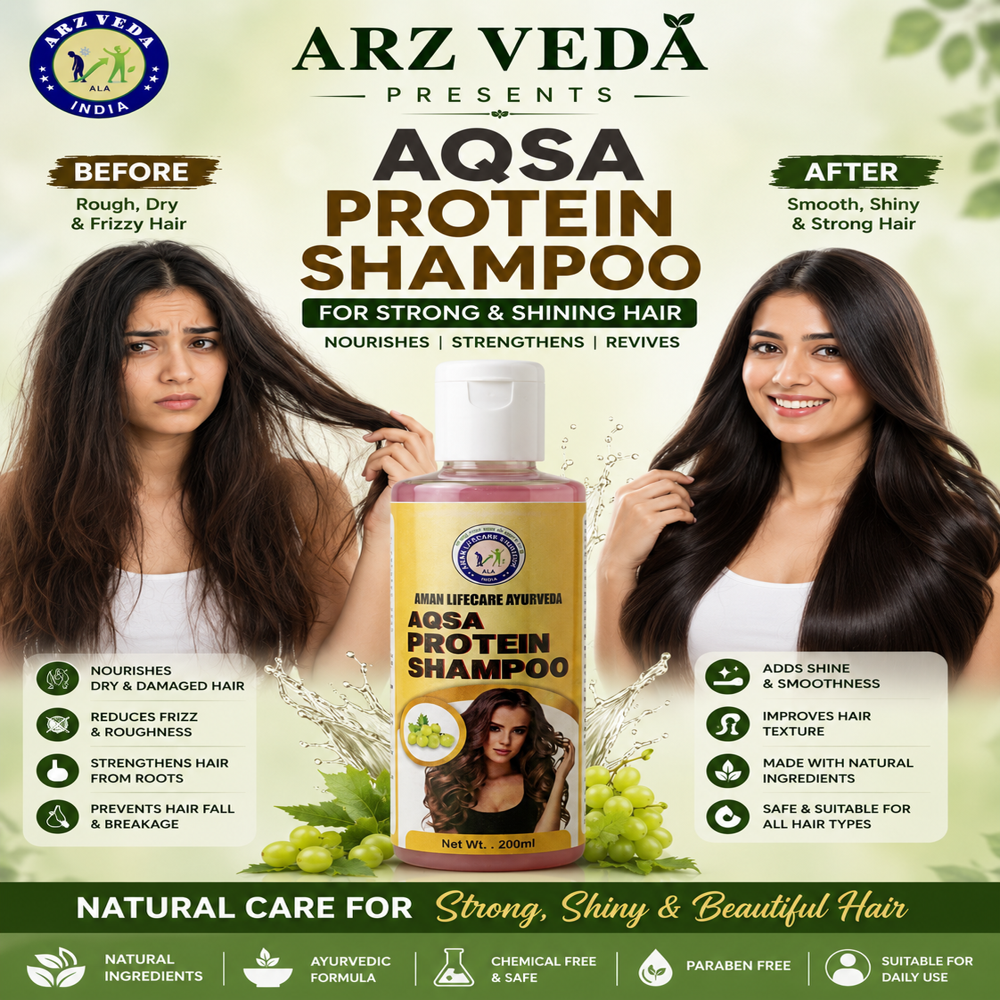 200ml Aqsa Protein Shampoo