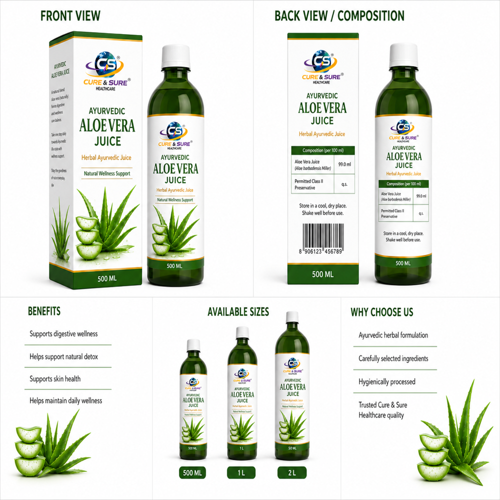 Ayurvedic Aloevera Juice Third Party Manufacturing