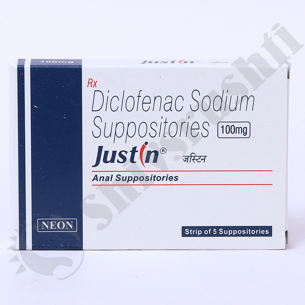 Justin Suppository 100 Mg