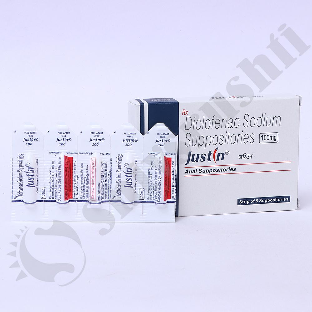 Justin Suppository 100 Mg
