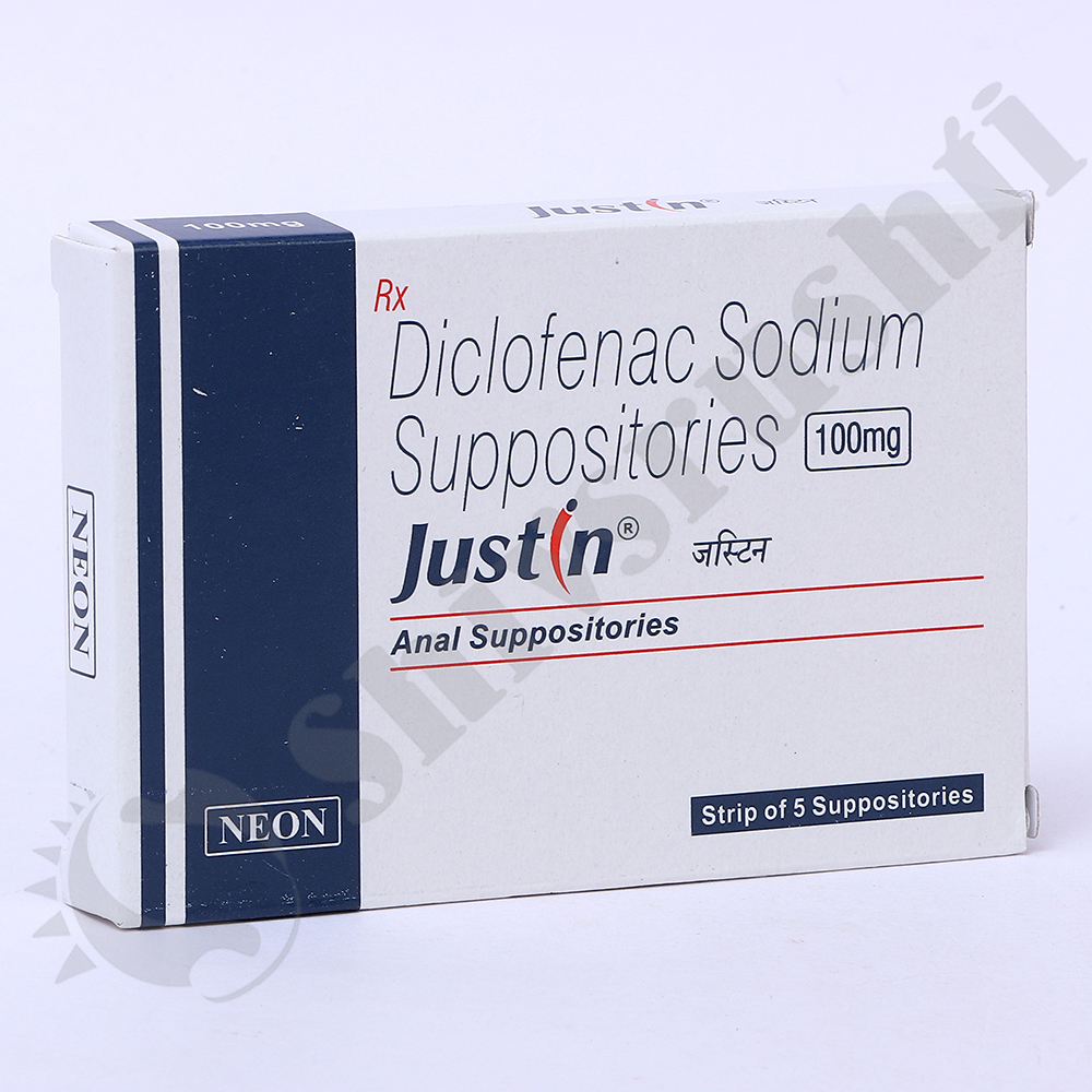 Justin Suppository 100 Mg