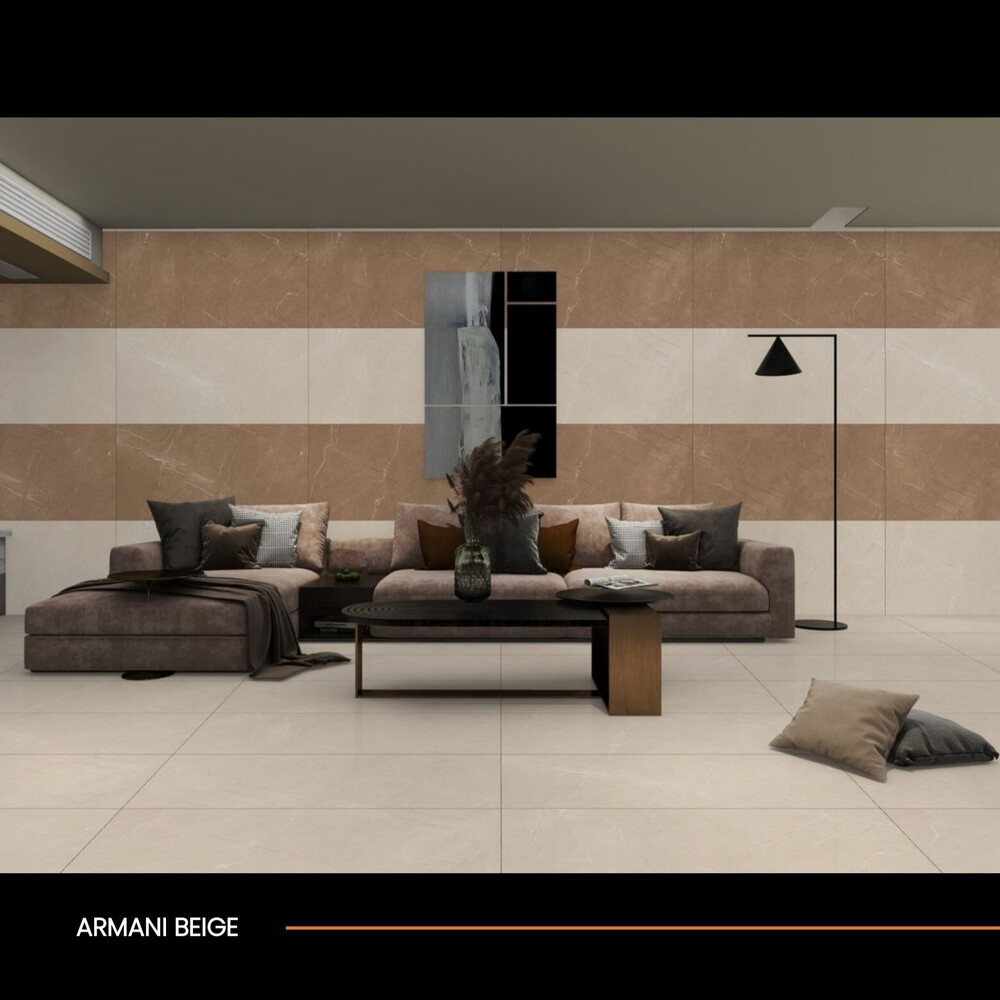 Designer Vitrified Tiles - Color: Light Blue