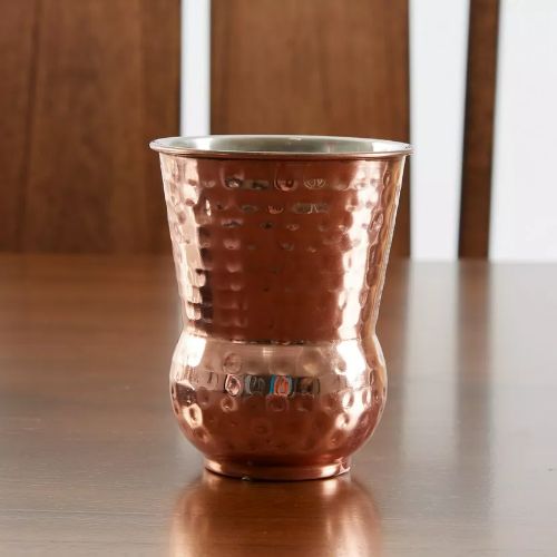MUGLAI GLASS BIG- Wilmax Stainless Steel Silver Glass