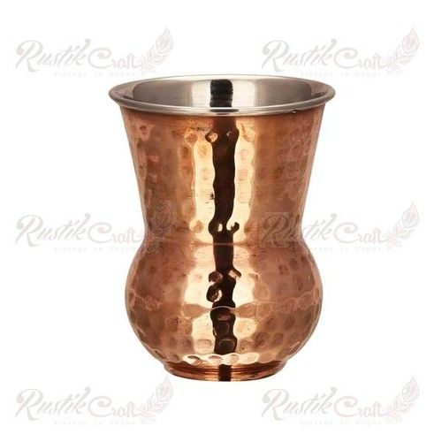 MUGLAI GLASS BIG- Wilmax Stainless Steel Silver Glass