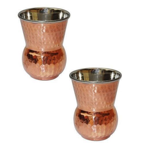 MUGLAI GLASS BIG- Wilmax Stainless Steel Silver Glass
