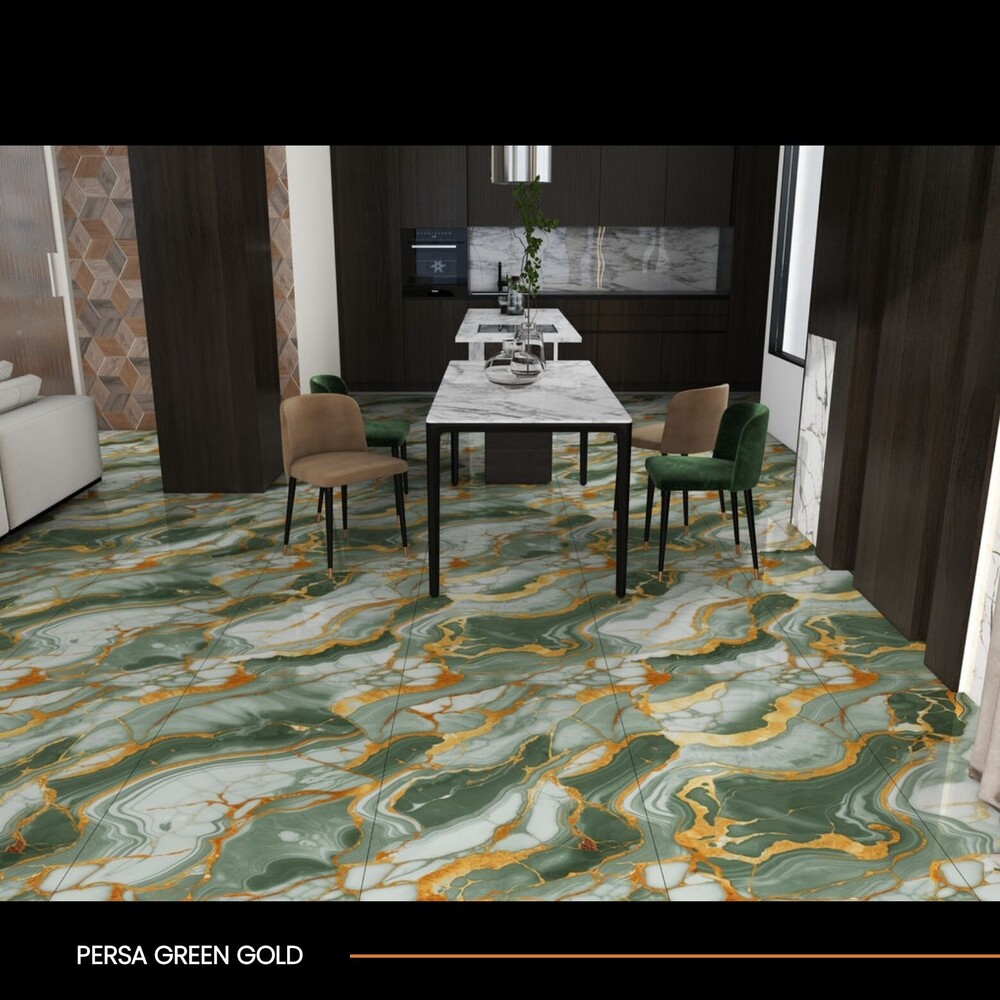 Golden Floor Tiles