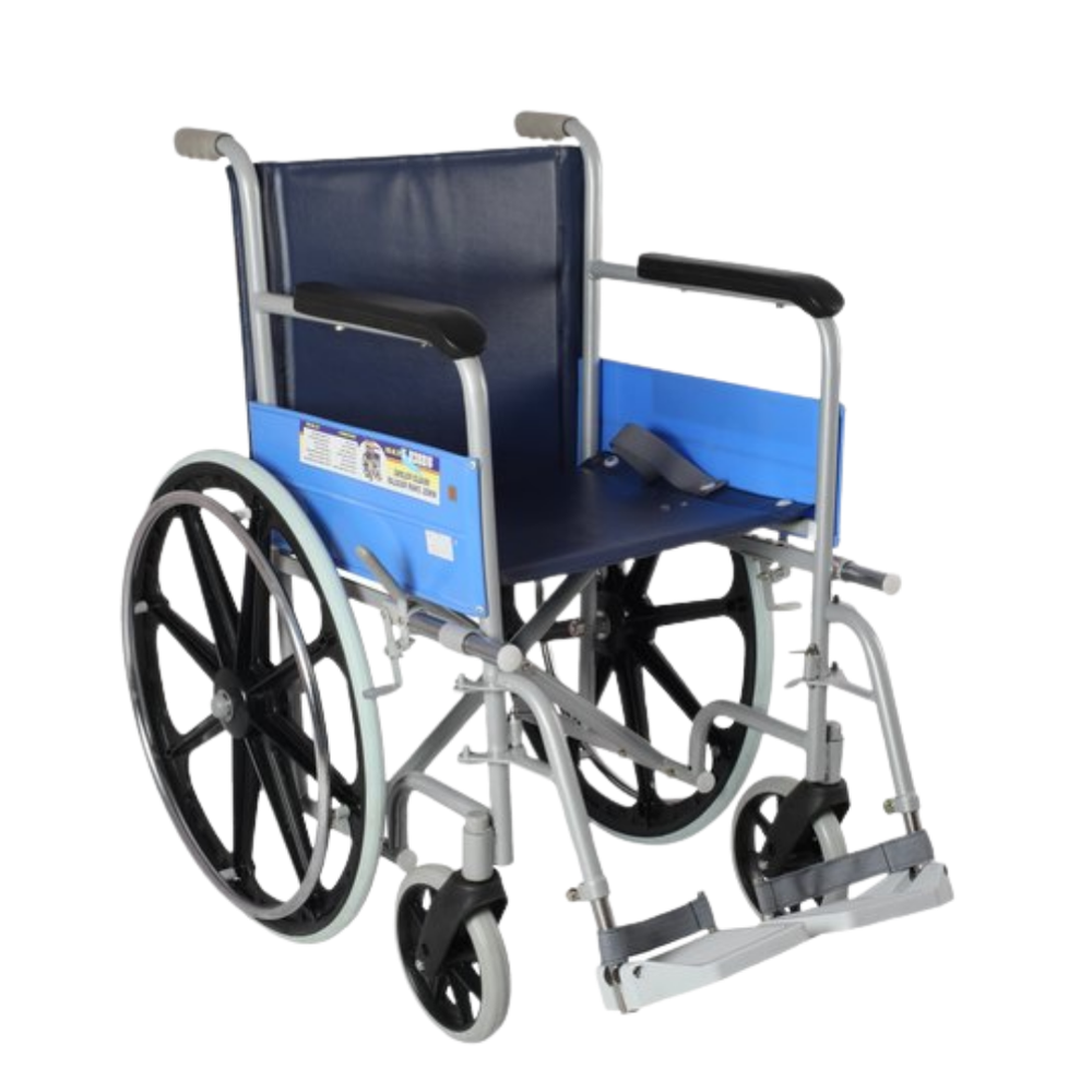 Vissco Classic Wheelchair With Fixed Big Wheels