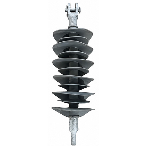33 kV Disc Polymer Insulator T-C - Silicone Rubber, 250-300mm, Grey | Hydrophobic Coating, 900-1000mm Creepage, 70 kN Load