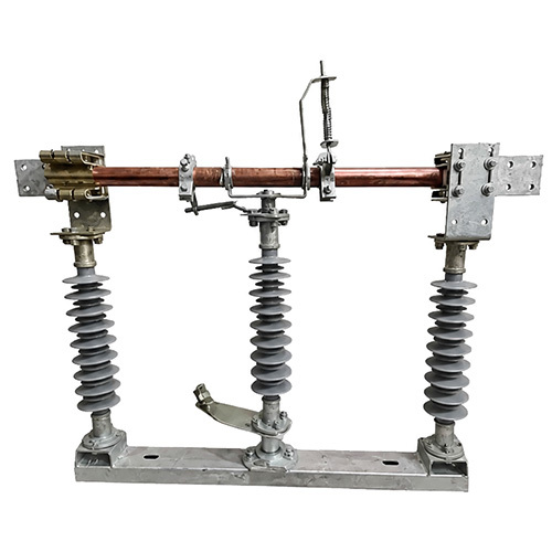 33 Kv 1250 Amps Polymer Isolator Turn And Twist Type - Composite Polymer, 1.2m, Grey | Galvanized Steel, Copper Contacts, Weather Resistant