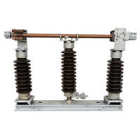 33 Kv 1250 Amps Isolator Porcelain Solid Core Insulator - Porcelain, Brown Glazed, 900 Mm Creepage, 110 Kv Breakdown Voltage, Seismic Zone Iv/v