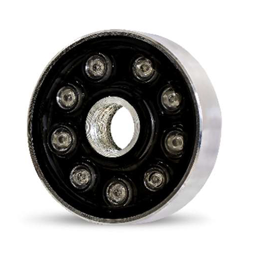 NSP057 SS Nozzle Fountain Light - Brushed Stainless Steel, 160mm Diameter, 9W LED, IP68 Waterproof, Cool White/RGB