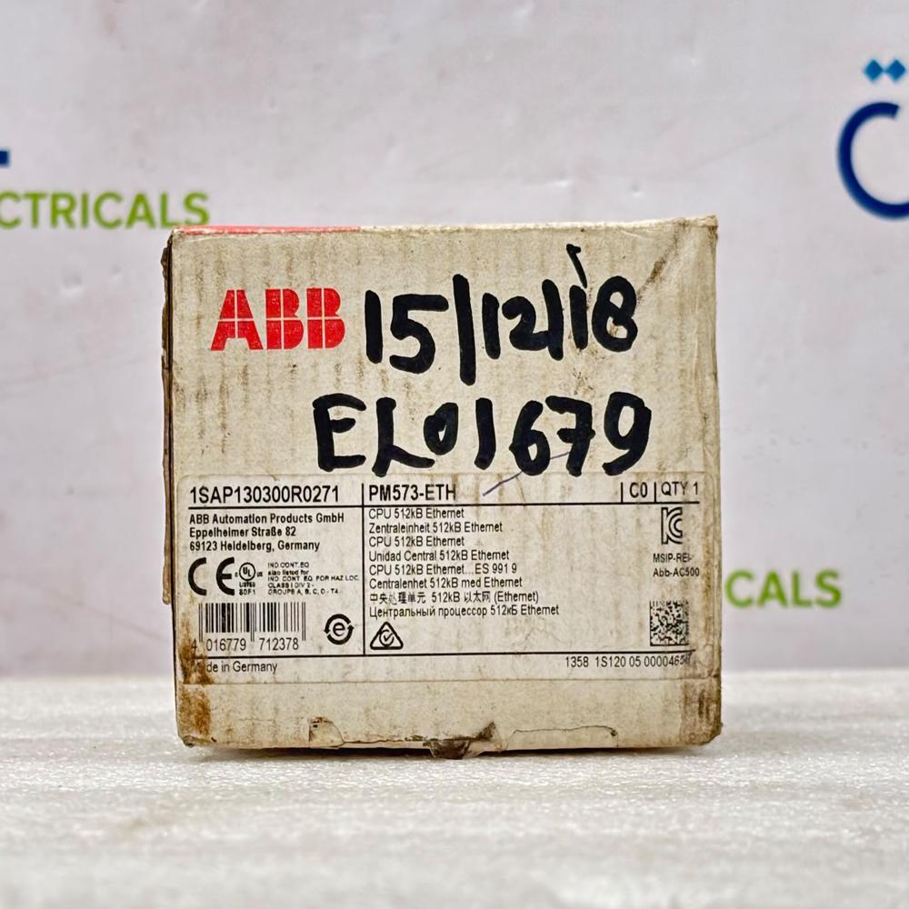 ABB 1SAP130300R0271 PM573-ETH A7 ETHERNET CPU UNIT