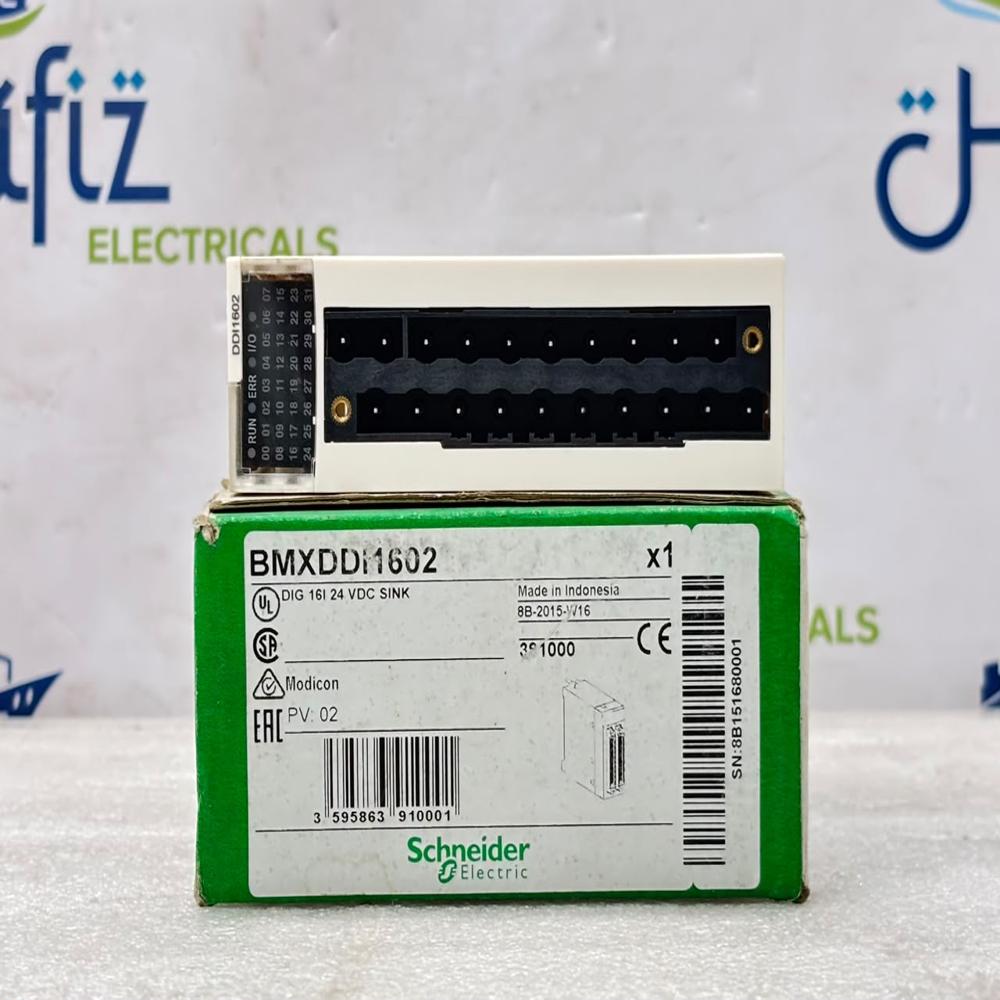 SCHNEIDER BMXDDI1602 DIG 16I 24VDC PLC MODULE 