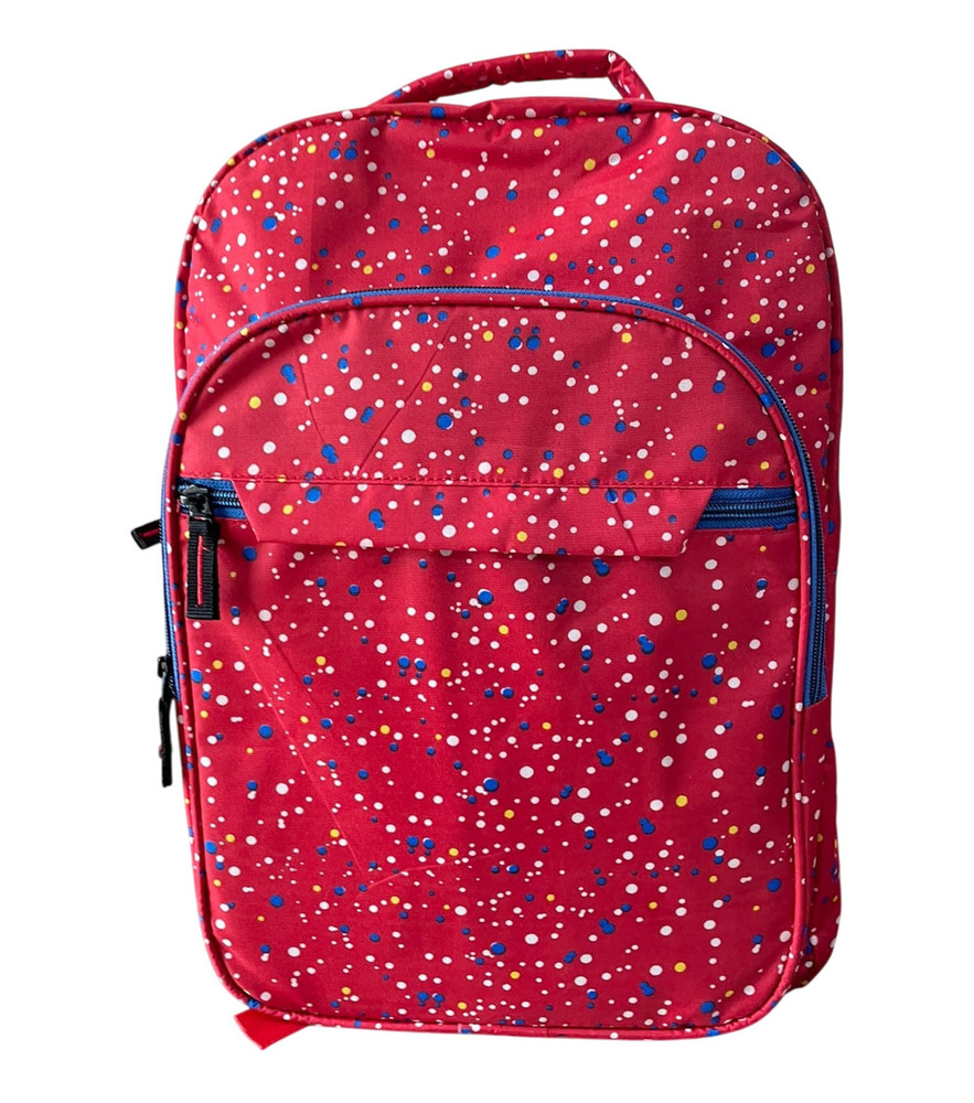 Red Polyester Printed Bag