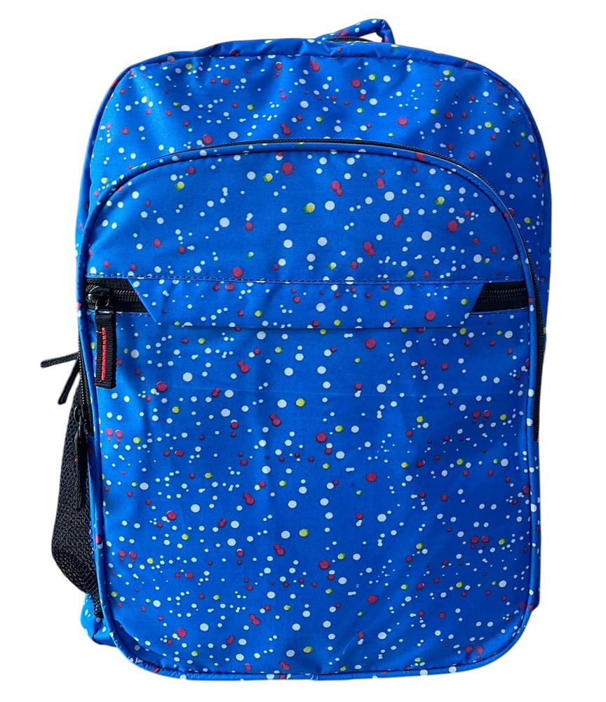Blue Polyester Printed Bag