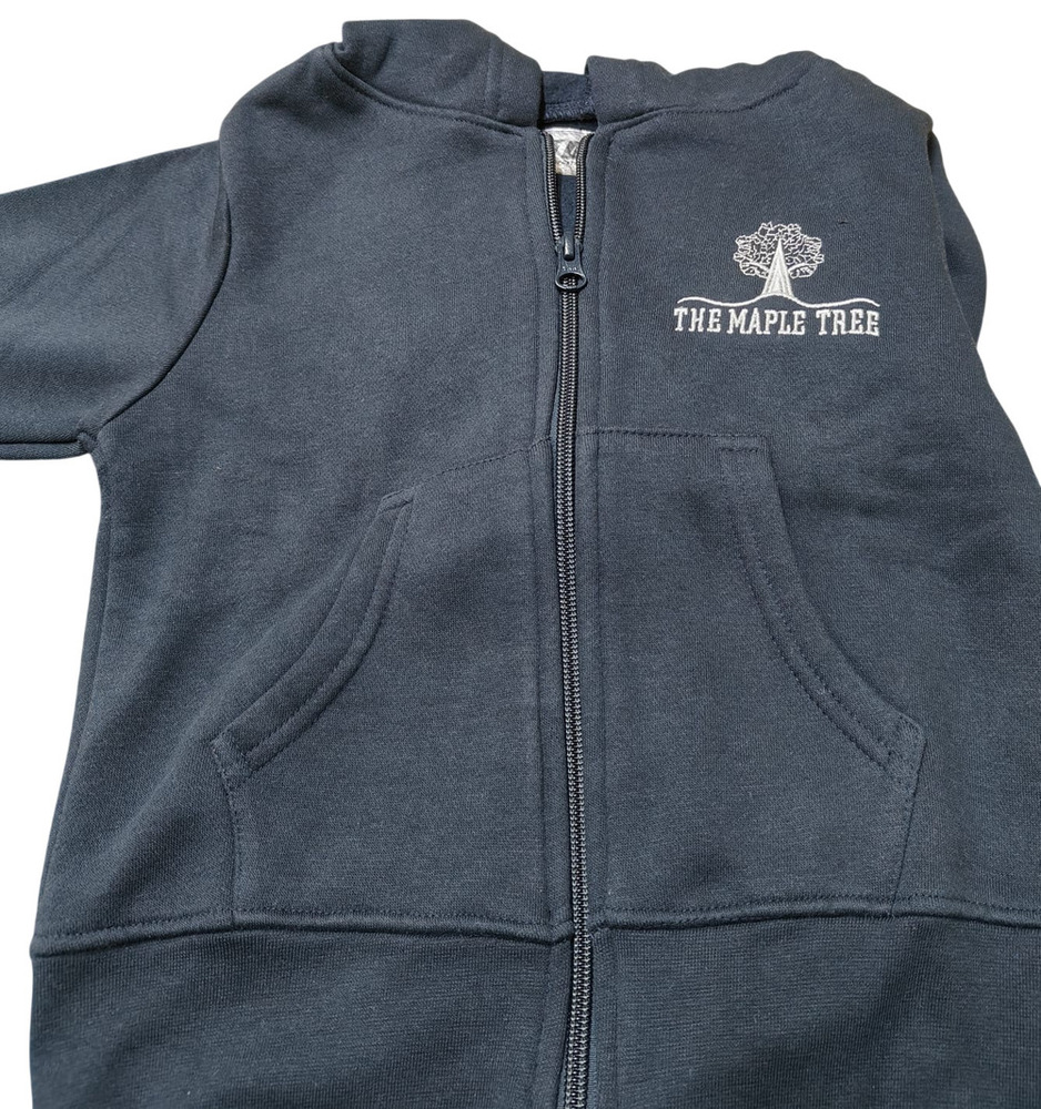 Dark Grey Zip Up Hoodies