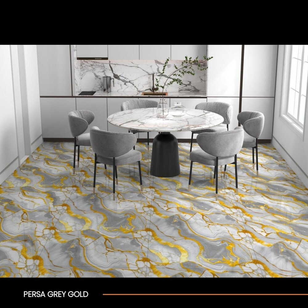Golden Floor Tiles