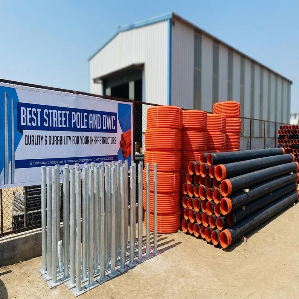  DWC (Double Wall Corrugated) Pipes OD  63 , 110 , 200 , 300 , 400 , 500 MM
