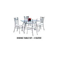 Ss 4 Seater Dining Table Set